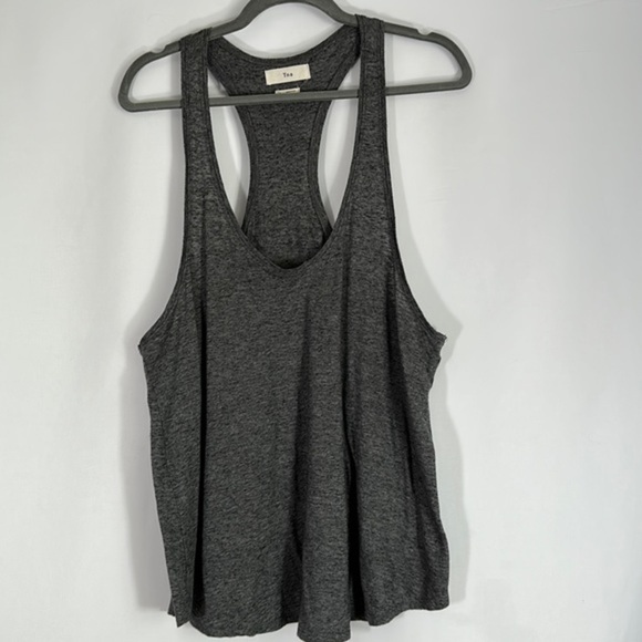TNA Aritzia Heather Grey Lightweight Tank Top - Picture 5 of 7